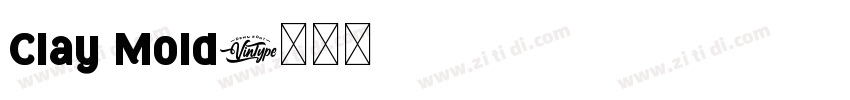 Clay Mold字体转换